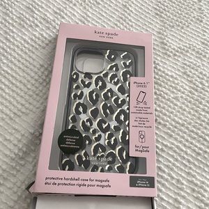 Kate Spade iPhone 13 & 14 Phone Case Leopard 6.1